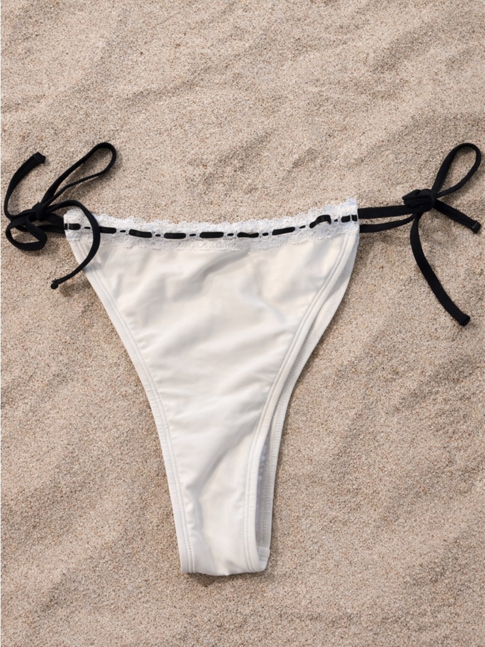 Cupshe • NWT White Bikini Bottom